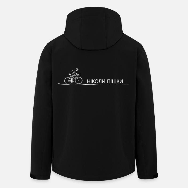 Radfahrer Spruch Geschenkidee Fahrrad - Recycelte Männer Softshell-Jacke von Stanley/Stella - Schwarz