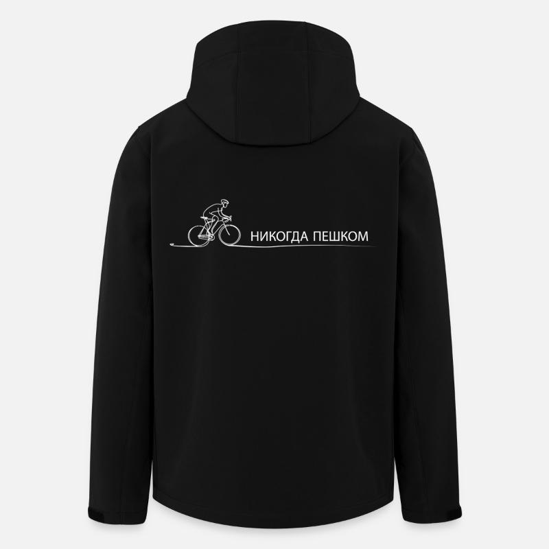 Radfahrer Spruch Geschenkidee Fahrrad - Recycelte Männer Softshell-Jacke von Stanley/Stella - Schwarz