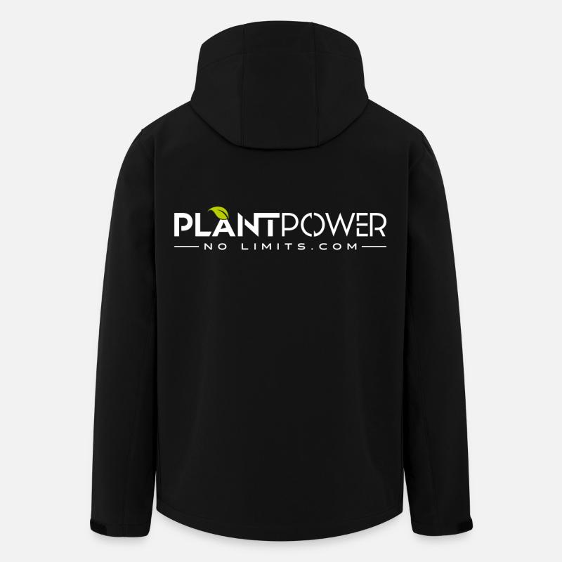 Plant Power - No Limits - Men’s Recycled Softshell Jacket by Stanley/Stella - black