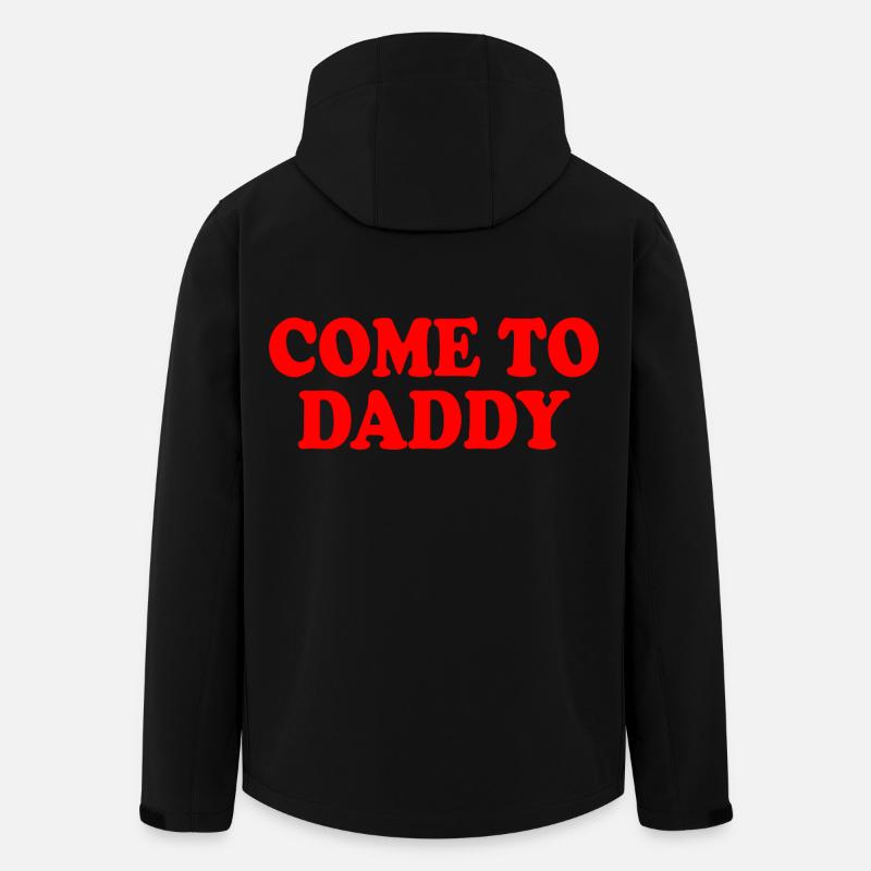 come to daddy - Veste softshell homme en polyester recyclé Stanley/Stella - noir