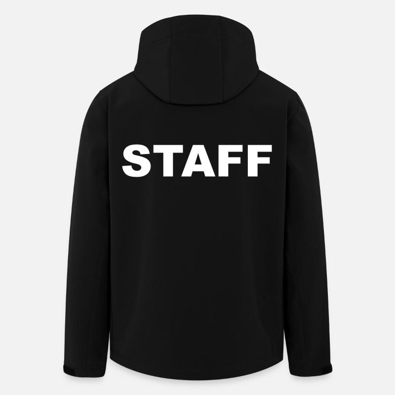 STAFF - Recycelte Männer Softshell-Jacke von Stanley/Stella - Schwarz