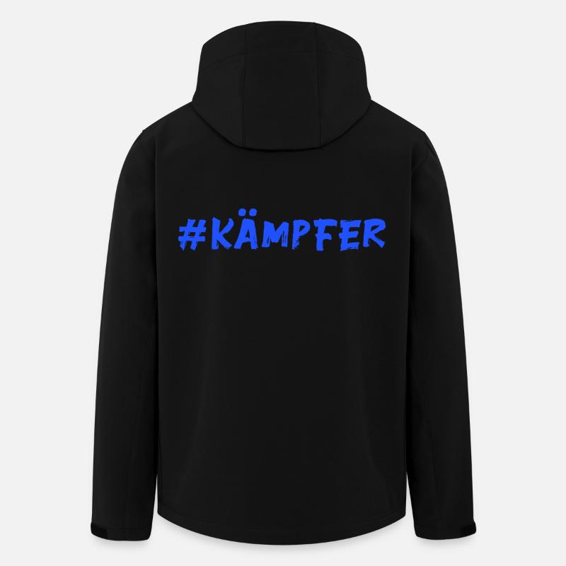 Combattant - Veste softshell homme en polyester recyclé Stanley/Stella - noir