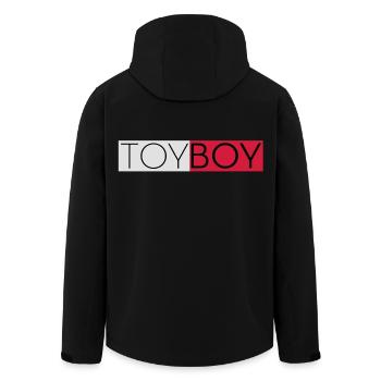 ToyBoy2 - Recycelte Männer Softshell-Jacke von Stanley/Stella - Schwarz - Hinten - AI Model Male 185 light (185cm)