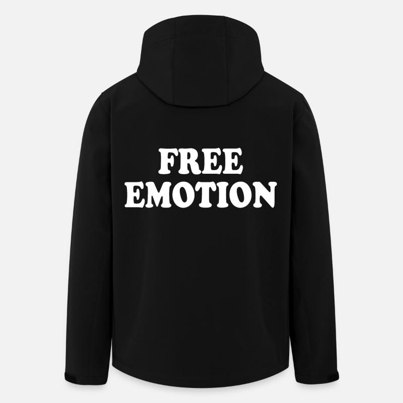 Free emotion - Recycelte Männer Softshell-Jacke von Stanley/Stella - Schwarz