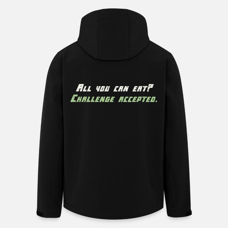 Challange Accepted - Recycelte Männer Softshell-Jacke von Stanley/Stella - Schwarz