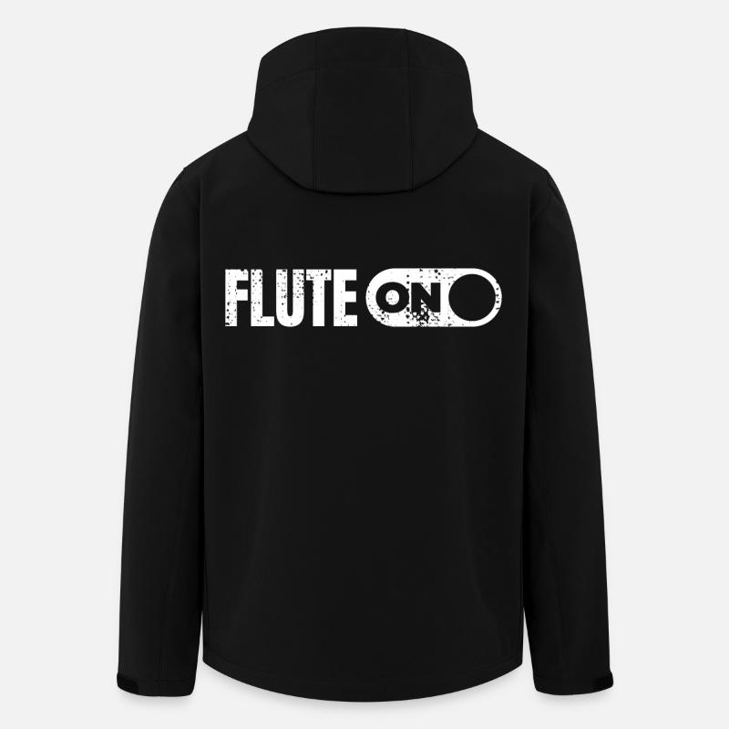 Flötenmusik - Recycelte Männer Softshell-Jacke von Stanley/Stella - Schwarz