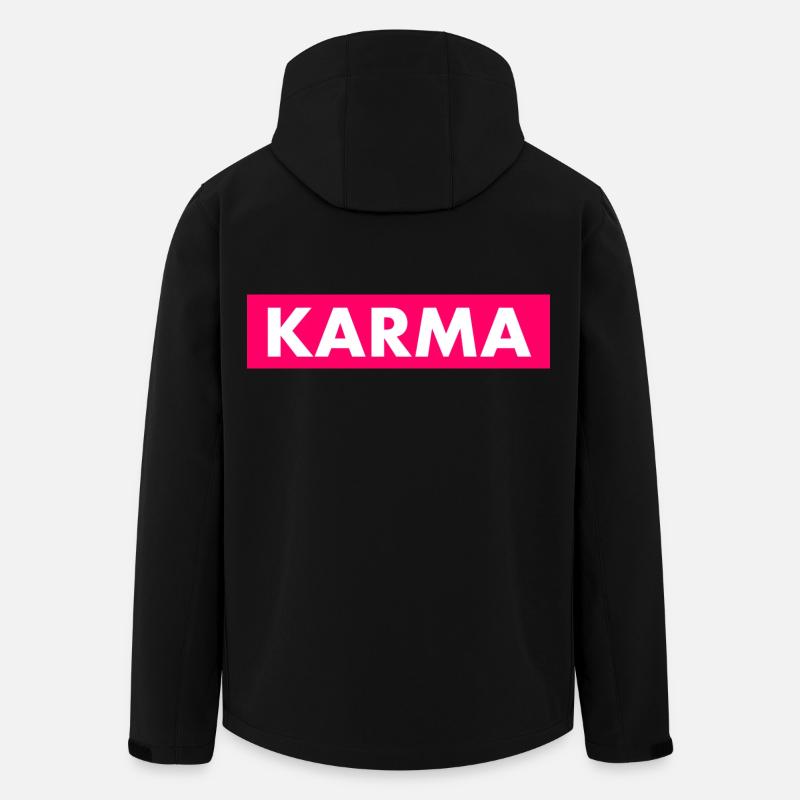 Karma - Men’s Recycled Softshell Jacket by Stanley/Stella - black