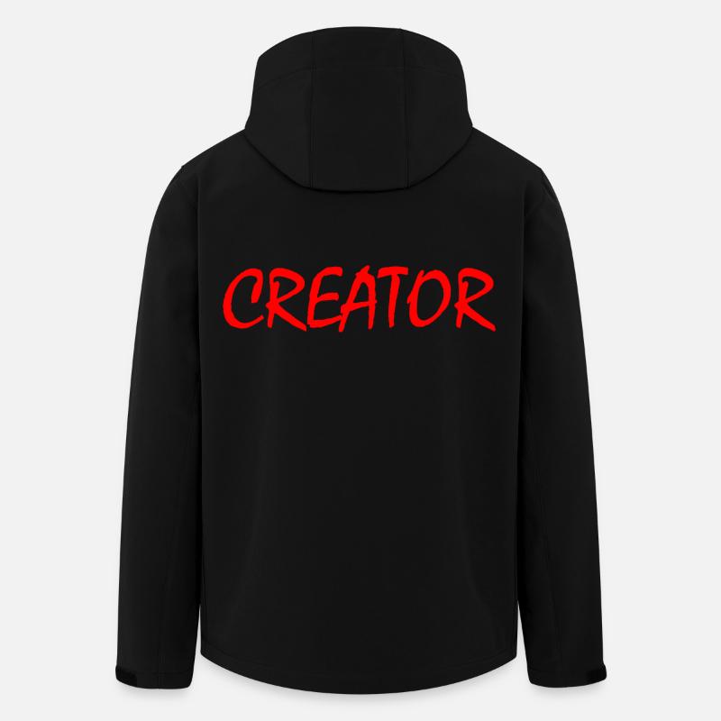 Creator - Men’s Recycled Softshell Jacket by Stanley/Stella - black