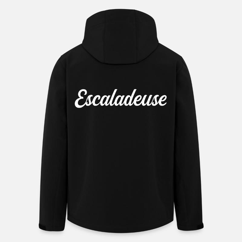 Klettern - Recycelte Männer Softshell-Jacke von Stanley/Stella - Schwarz