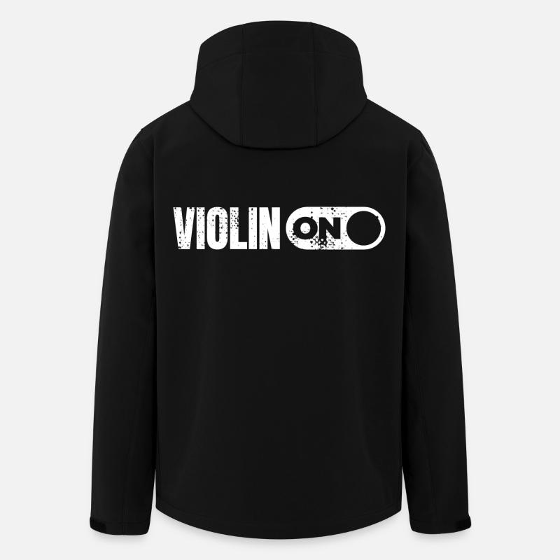Drôle de violon - Veste softshell homme en polyester recyclé Stanley/Stella - noir