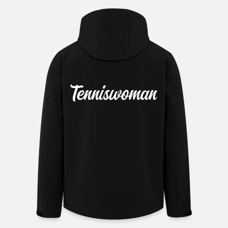 Tennisspieler - Recycelte Männer Softshell-Jacke von Stanley/Stella - Schwarz