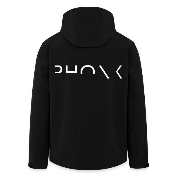 Phonk Music Culture Underground - Men’s Recycled Softshell Jacket by Stanley/Stella - black - Back - AI Model Male 185 light (185cm)