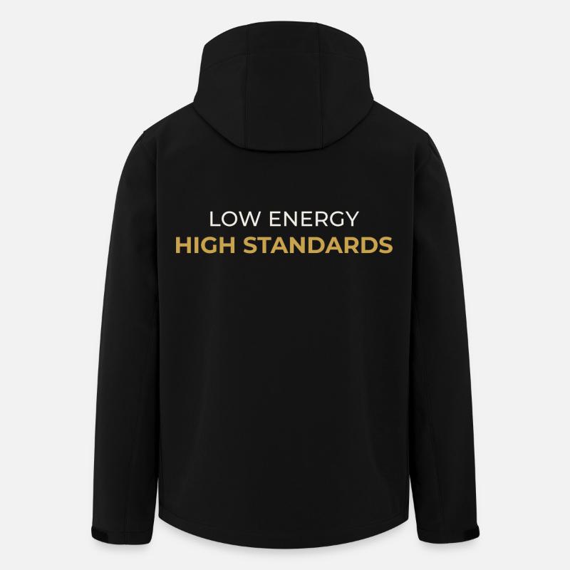 Faible énergie - Normes élevées - Veste softshell homme en polyester recyclé Stanley/Stella - noir
