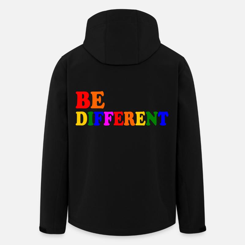 Be different - Veste softshell homme en polyester recyclé Stanley/Stella - noir