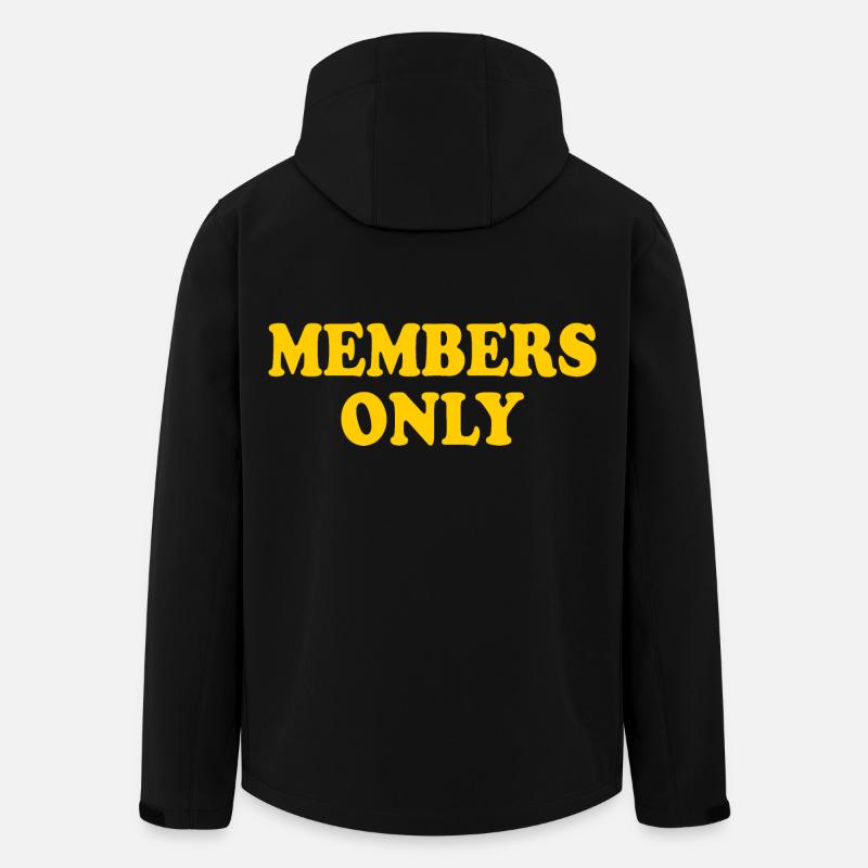 members only - Recycelte Männer Softshell-Jacke von Stanley/Stella - Schwarz