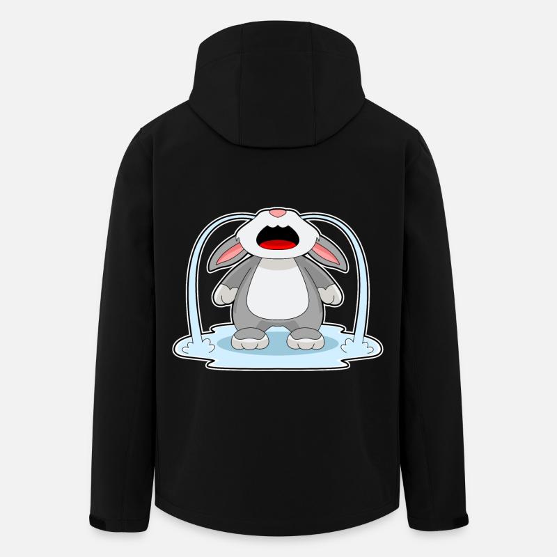 Bunny sad - Men’s Recycled Softshell Jacket by Stanley/Stella - black