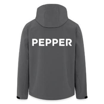 Pepper Is Your Name Original Oldschool Années 90 - Veste softshell homme en polyester recyclé Stanley/Stella - noir - Dos - AI Model Male 185 light (185cm)