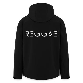 Reggae Music Roots Jamaican Culture Concert - Men’s Recycled Softshell Jacket by Stanley/Stella - black - Back - AI Model Male 185 light (185cm)