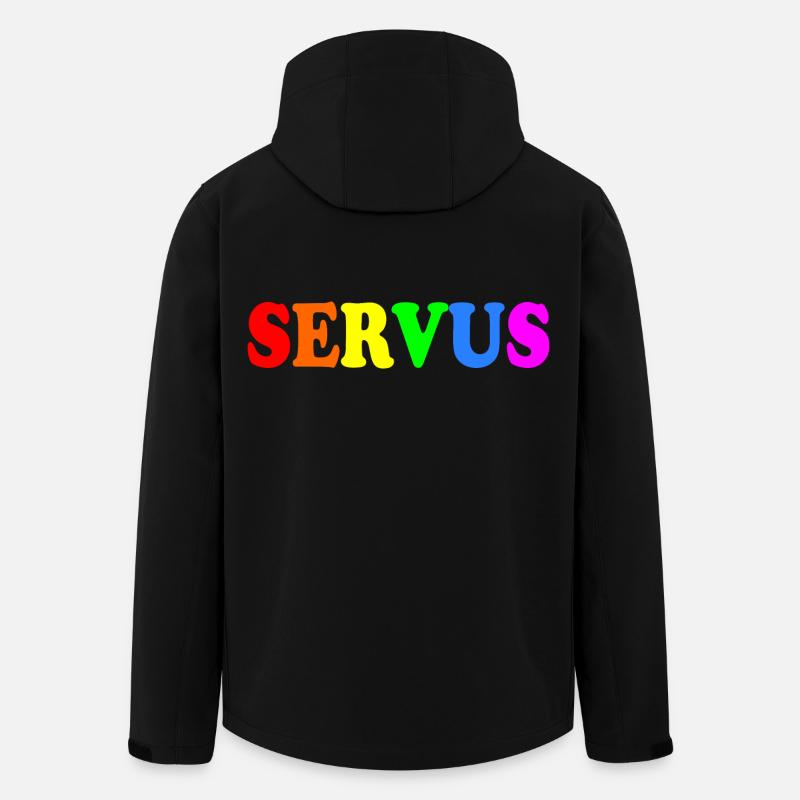 Servus - Recycelte Männer Softshell-Jacke von Stanley/Stella - Schwarz