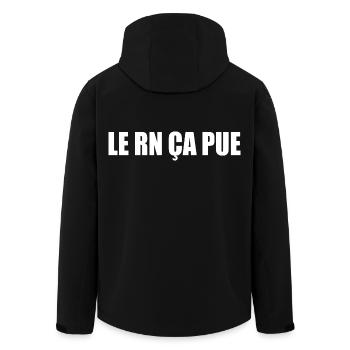 le rn ça pue - Veste softshell homme en polyester recyclé Stanley/Stella - noir - Dos - AI Model Male 185 light (185cm)