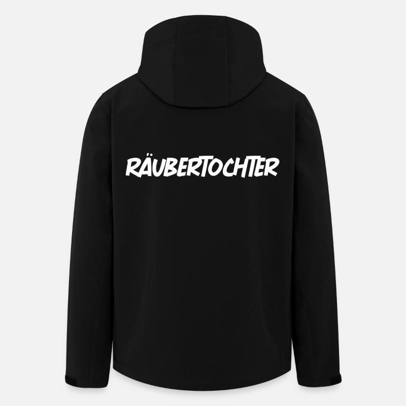 Räubertochter - Recycelte Männer Softshell-Jacke von Stanley/Stella - Schwarz