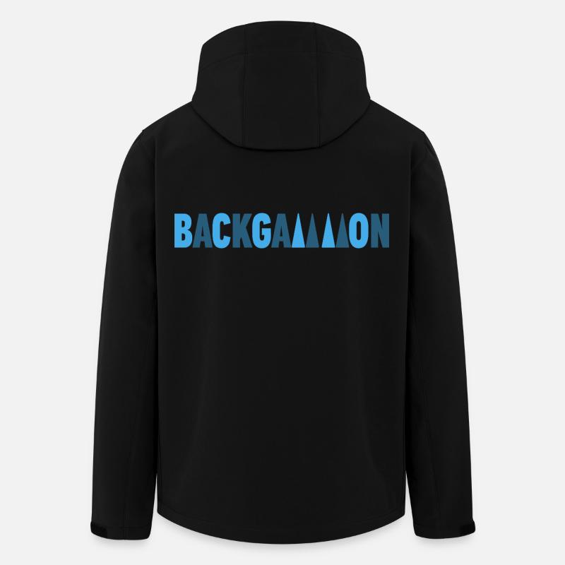 backgammon - Men’s Recycled Softshell Jacket by Stanley/Stella - black