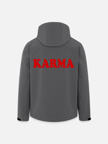 Karma - Men’s Recycled Softshell Jacket by Stanley/Stella - black