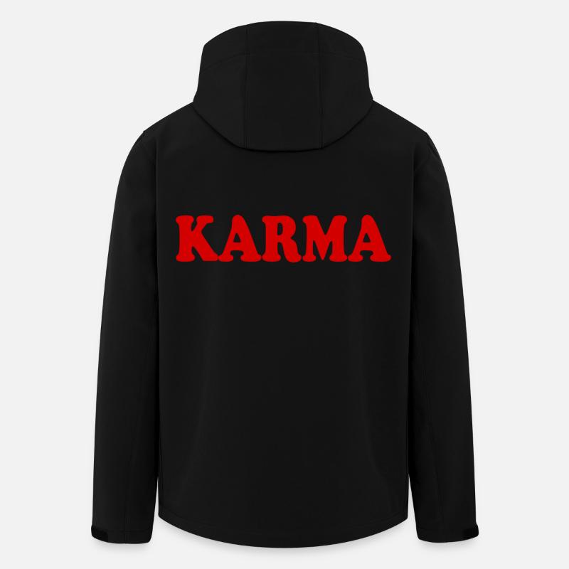 Karma - Recycelte Männer Softshell-Jacke von Stanley/Stella - Schwarz