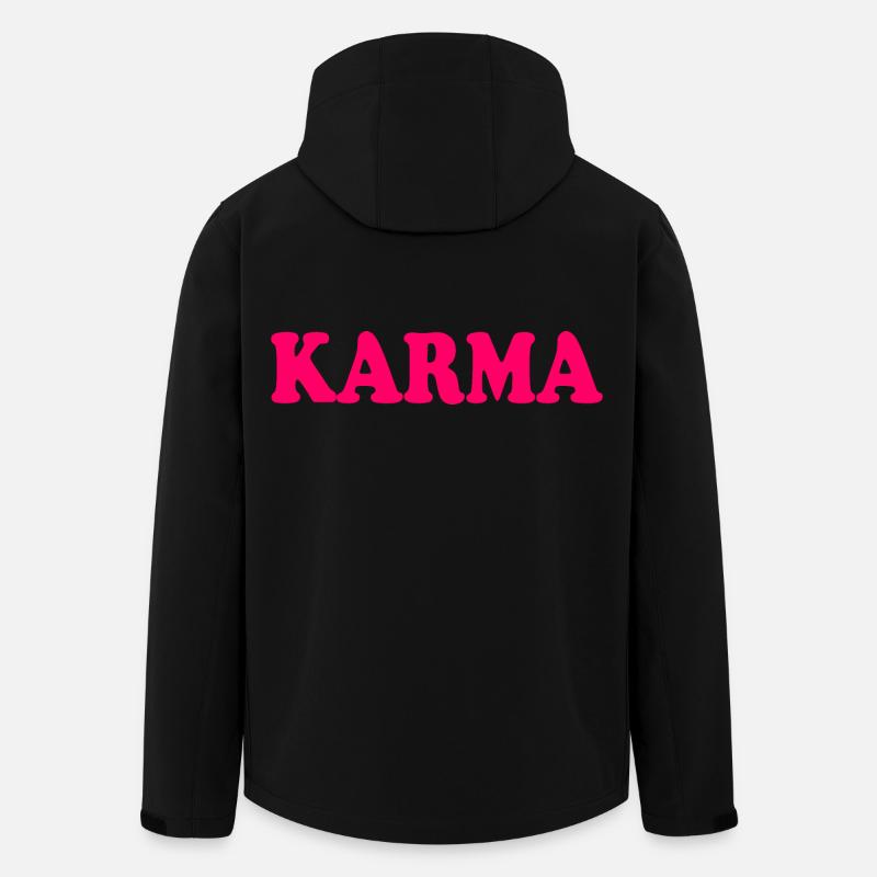 Karma - Men’s Recycled Softshell Jacket by Stanley/Stella - black
