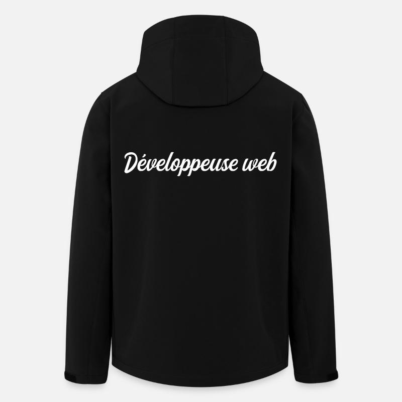 Web Developer - Men’s Recycled Softshell Jacket Discoverer by Stanley/Stella - black