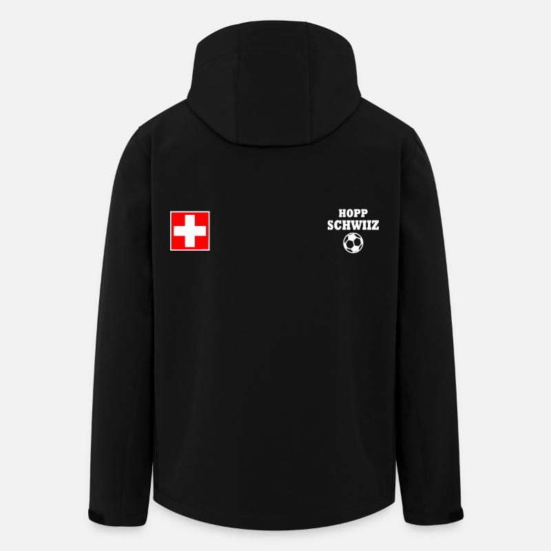 Switzerland - Men’s Recycled Softshell Jacket by Stanley/Stella - black