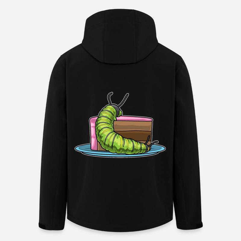 Raupe Kuchen - Recycelte Männer Softshell-Jacke von Stanley/Stella - Schwarz