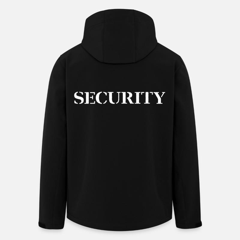 security - Men’s Recycled Softshell Jacket by Stanley/Stella - black