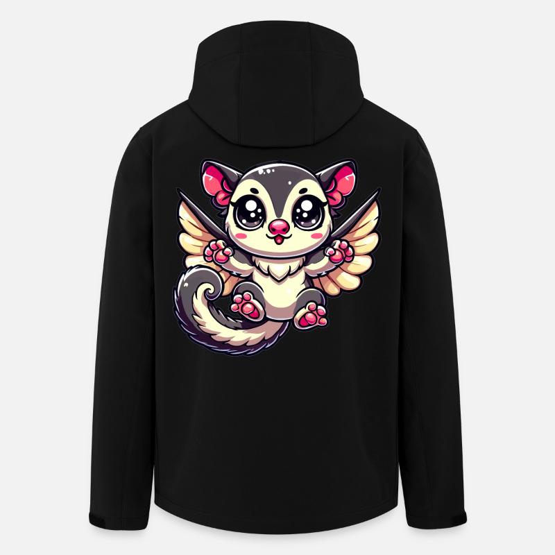 Sugar Glider - Recycelte Männer Softshell-Jacke von Stanley/Stella - Schwarz
