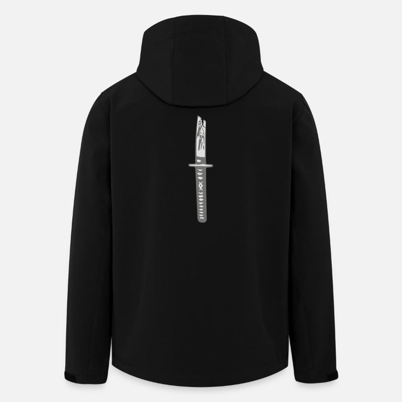 Katana Klinge - Recycelte Männer Softshell-Jacke von Stanley/Stella - Schwarz