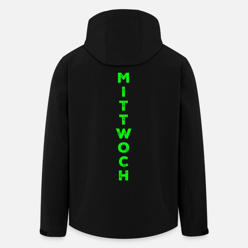 Mittwoch - grün - Recycelte Männer Softshell-Jacke von Stanley/Stella - Schwarz