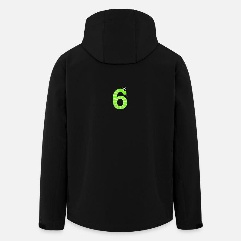 Numéro 6 Snake Kids - Veste softshell homme en polyester recyclé Stanley/Stella - noir