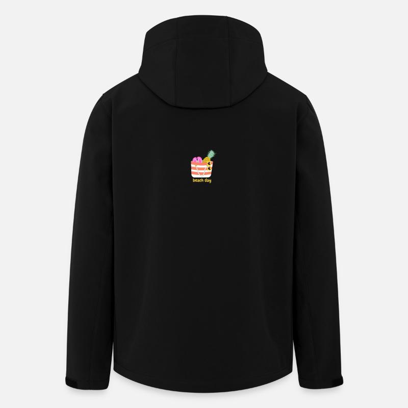 Beach Day - Men’s Recycled Softshell Jacket by Stanley/Stella - black