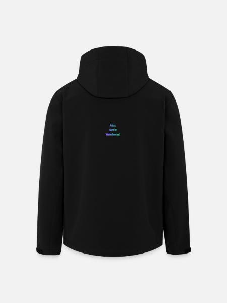 Friss Schlaf Wakeboard - Recycelte Männer Softshell-Jacke von Stanley/Stella - Schwarz