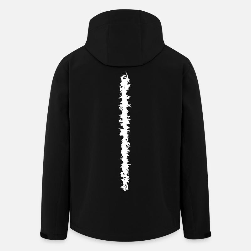 Spiked chain - Men’s Recycled Softshell Jacket by Stanley/Stella - black