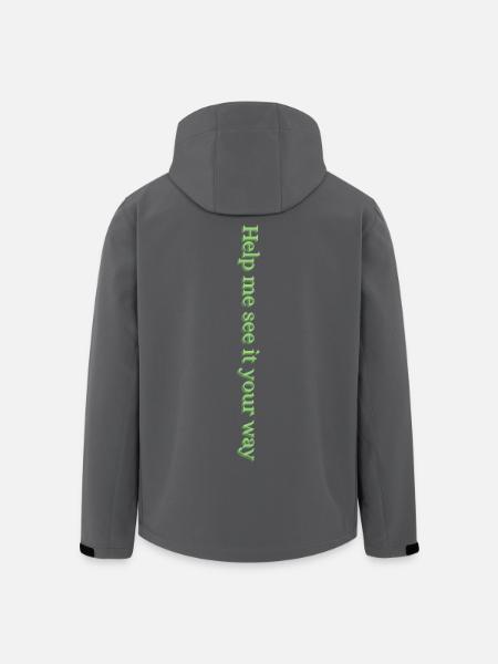 Help me see it your way - Men’s Recycled Softshell Jacket by Stanley/Stella - black