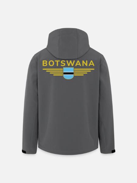 Botswana T-Shirt for Fans - Men’s Recycled Softshell Jacket by Stanley/Stella - black