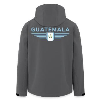 Ich liebe Guatemala, Stil Design T-Shirt - Recycelte Männer Softshell-Jacke von Stanley/Stella - Schwarz - Hinten - AI Model Male 185 light (185cm)