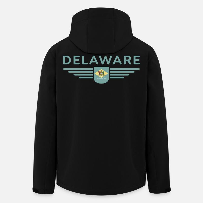Delaware Fan T-Shirt – Coast & Charm - Veste softshell homme en polyester recyclé Stanley/Stella - noir