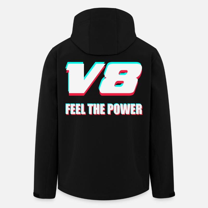 V8 - Recycelte Männer Softshell-Jacke von Stanley/Stella - Schwarz