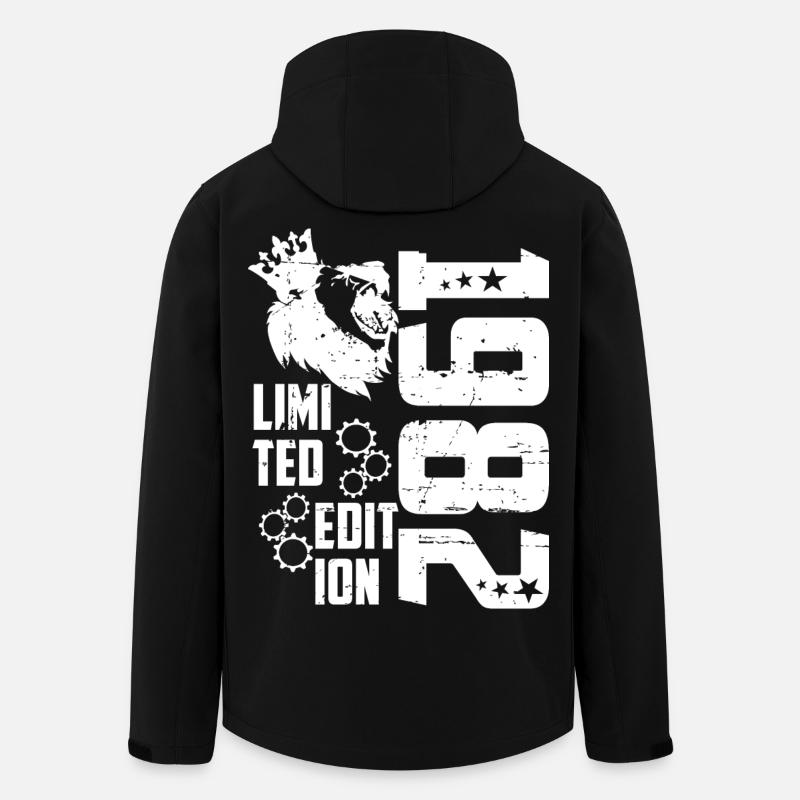 1982 Born Édition Limitée - Veste softshell homme en polyester recyclé Stanley/Stella - noir