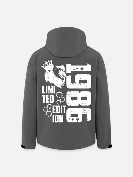 1986 Born Édition Limitée - Veste softshell homme en polyester recyclé Stanley/Stella - noir