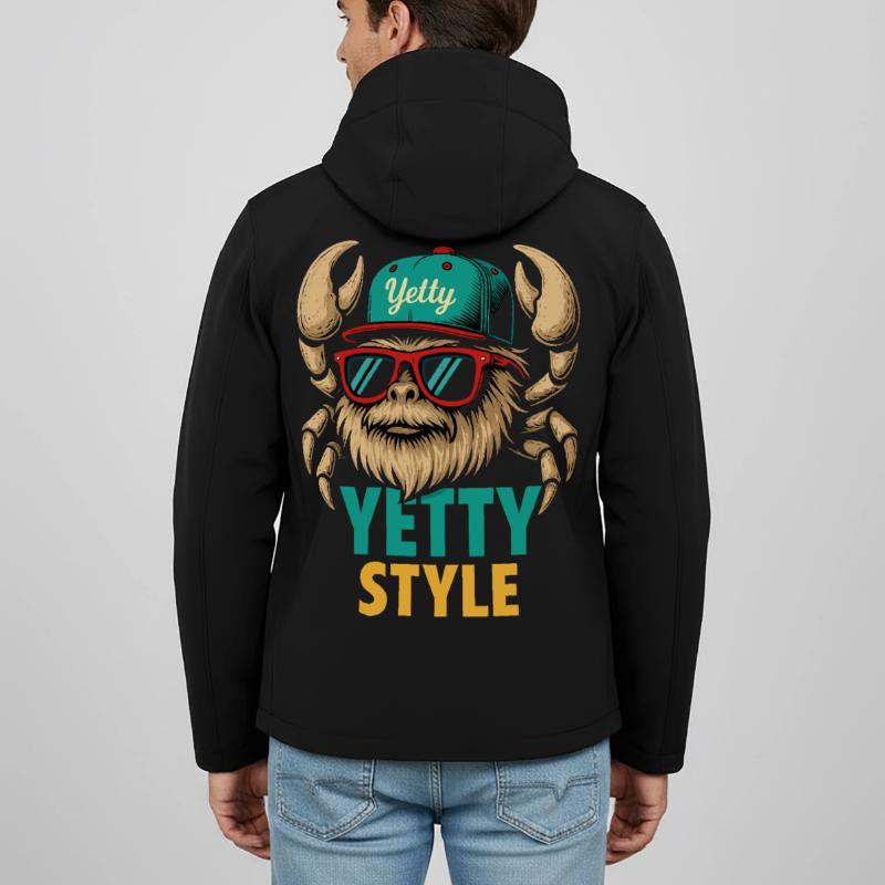 Graphisme Yeti Style Yetty Veste softshell homme en polyester recyclé Stanley/Stella