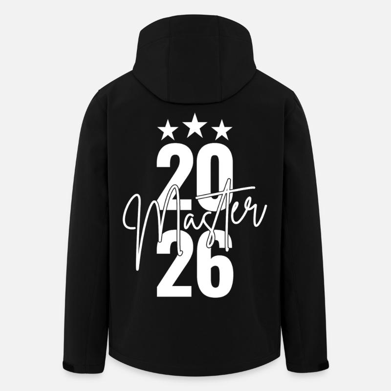 Master 2026 - Recycelte Männer Softshell-Jacke von Stanley/Stella - Schwarz