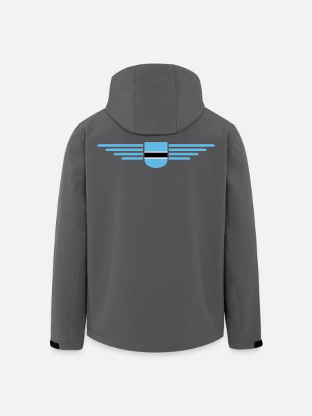 Botswana T-Shirt for Fans - Men’s Recycled Softshell Jacket by Stanley/Stella - black